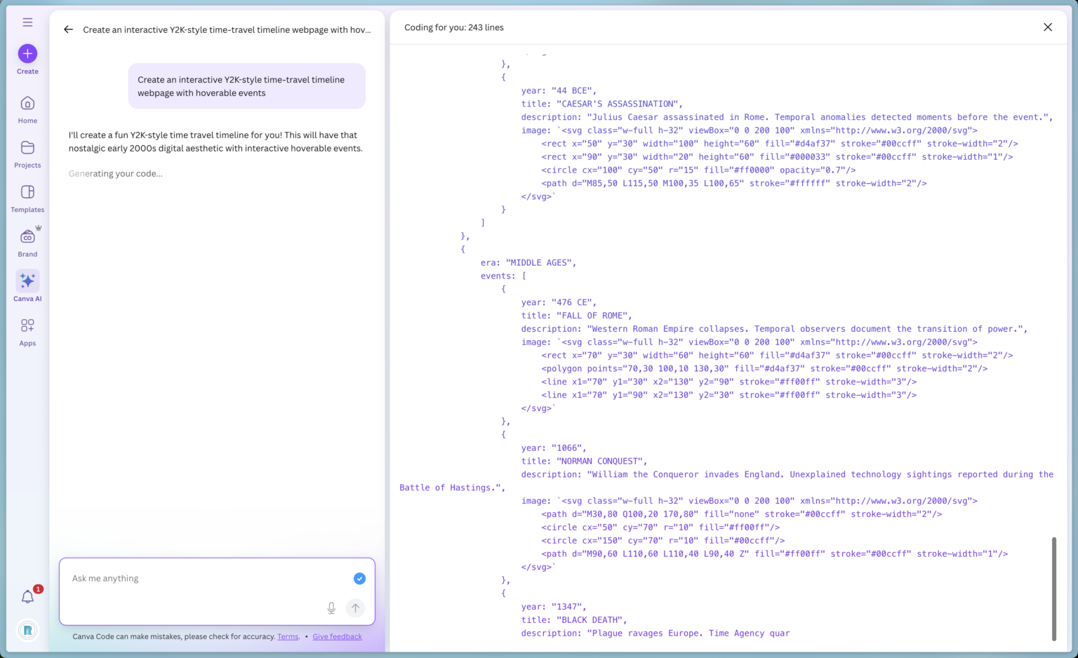 Canva Coding Ai Canva AI 最新功能升級——Visual Suite 2.0 與 Canvas Code | Learn AI
